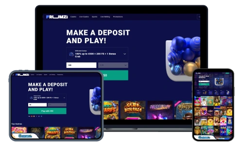Capture d'écran de l'app Frumzi Casino